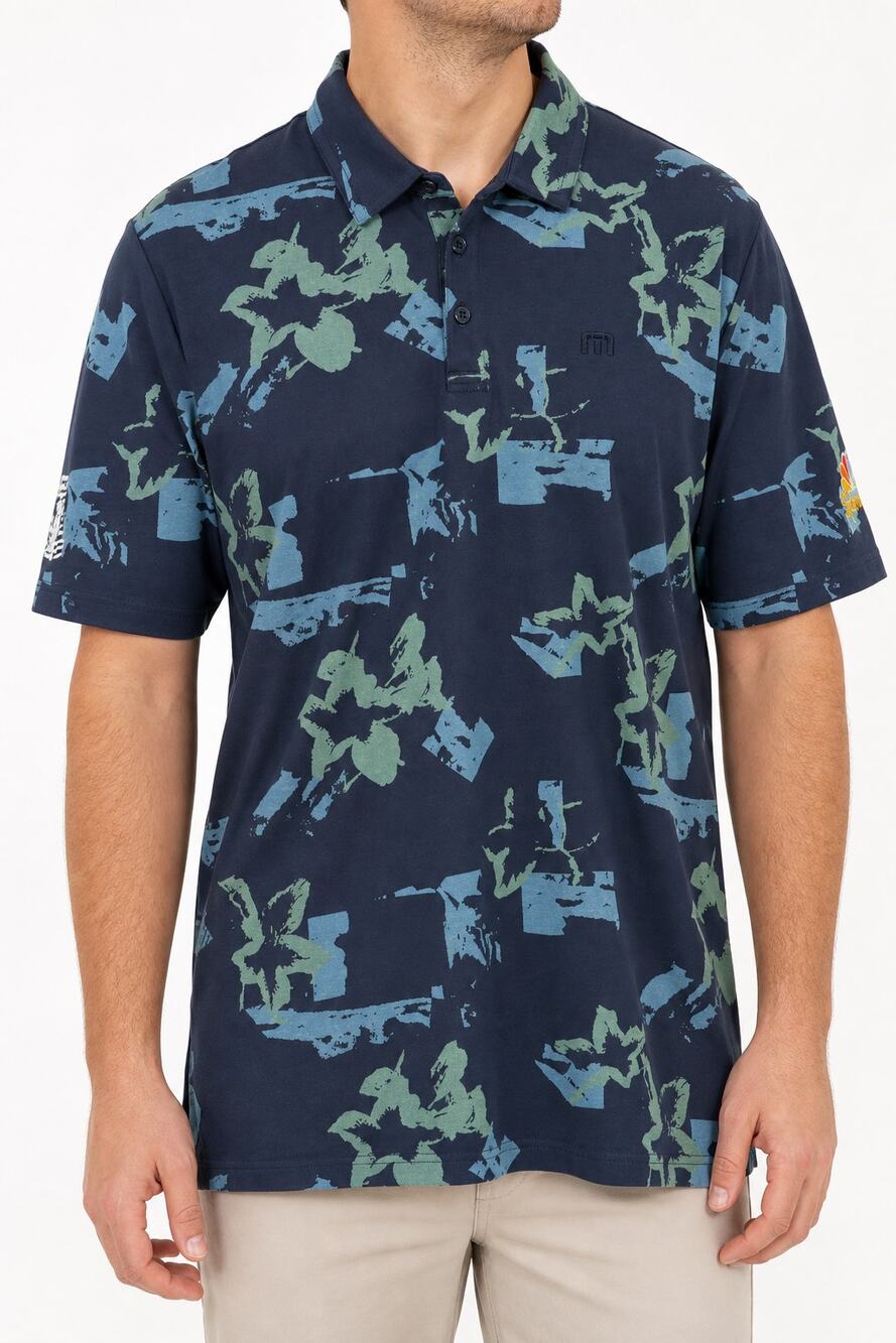 Travis Mathew Favorite Hello ACC NBC Sports Golf Polo Men's XL Total Eclipse NWT